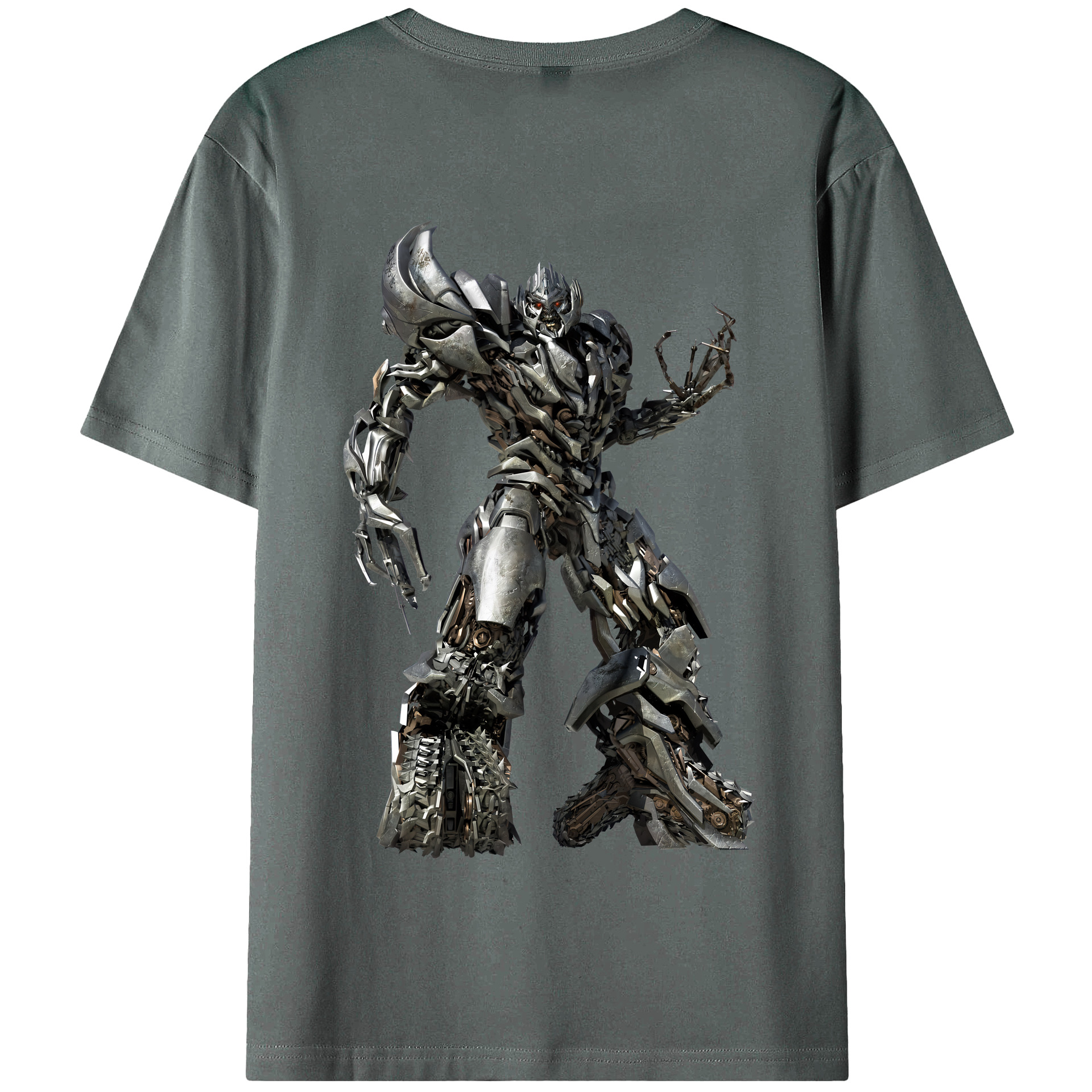 （画像用） Transformers トランスフォーマー 綿100％半袖Tシャツ（背面プリント）